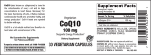 Co-Enzyme Q 100mg