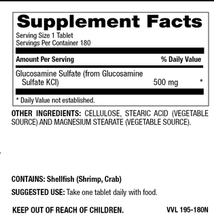 Load image into Gallery viewer, Glucosamin Sulfate 500 mg